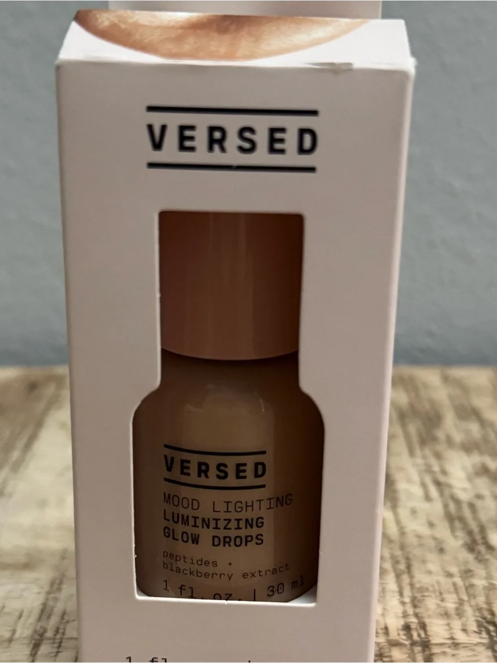Versed Mood Lighting Luminizing Glow Drops — Warm Beige Highlighter